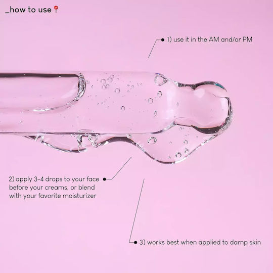 Geek & Gorgeous HA 5 Light Soothing & Moisturizing Serum Face with Hyaluronic Acid for Detoxification 30ml