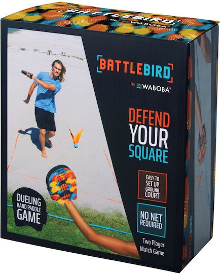 Waboba Battlebird Skill Game 2 Rachete De Mână 2 Mingii De Badminton 2 Bețe De Joc