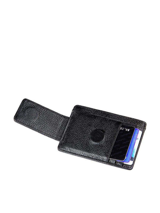 Leder Herren Geldbörse mit RFID Schwarz