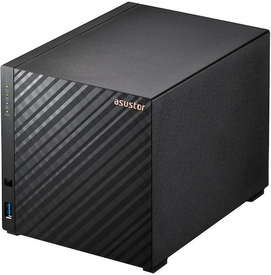 Asustor NAS Drivestor 4 Gen2 NAS Tower με 4 θέσεις για HDD