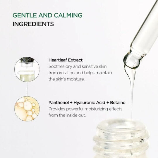 Anua Heartleaf 80% Anti-aging Serum Face with Hyaluronic Acid & Vitamin B5 30ml