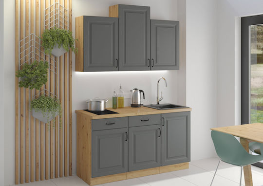 Stilo 80 Dulap pentru Chiuvetă Maro 80x52x82buc