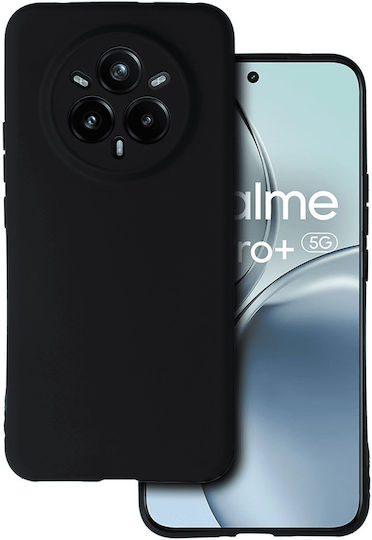 Matt Задна корица Силикон Черен (Realme 14 Pro)