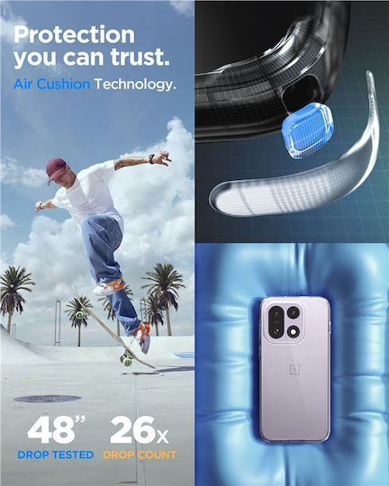 Spigen Back Cover Σιλικόνης 2mm Διάφανο (OnePlus 15)