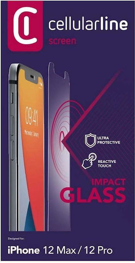Cellular Line Impact Tempered Glass (iPhone 12 / 12 Pro)