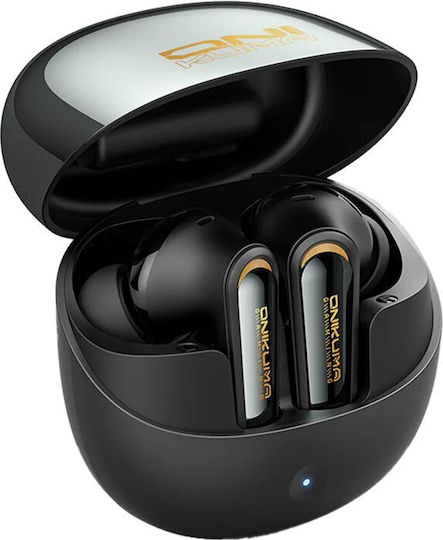 Onikuma TX610 In-ear Bluetooth Handsfree Ακουστικά με Αντοχή στον Ιδρώτα και Θήκη Φόρτισης Μαύρα