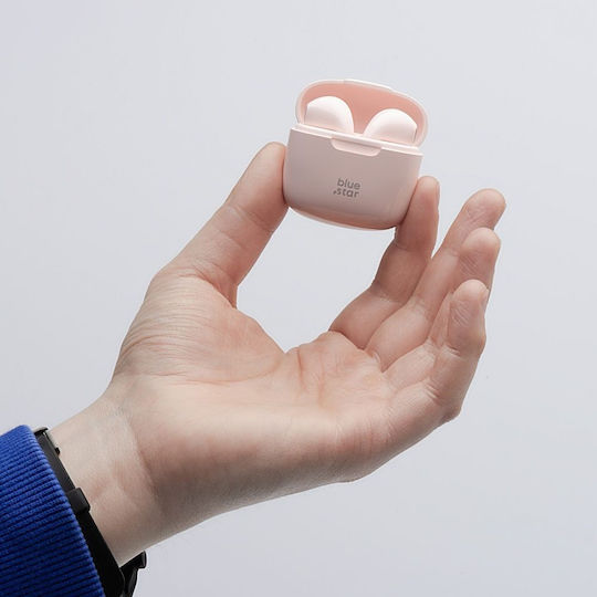 Blue Star FI7 In-Ear Bluetooth-Freisprecheinrichtung Kopfhörer mit Ladeetui Rosa