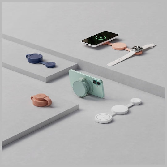 Bazic Încărcător Magsafe 15W Pistachio (Bazic GoMag Trio 2)