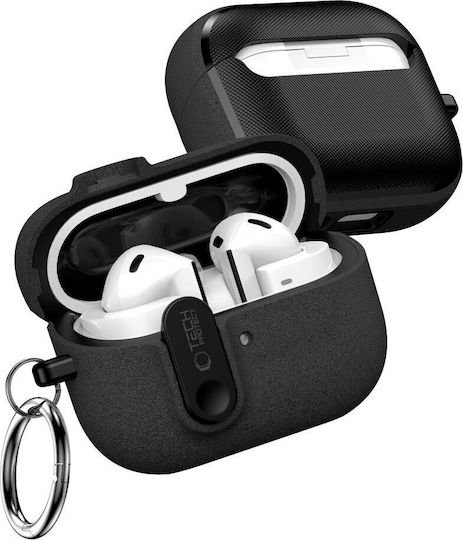 Tech-Protect Slim Hook Hülle Kunststoff mit Haken in Schwarz Farbe für Samsung Galaxy Buds 3 / 3 FE / 3 Pro