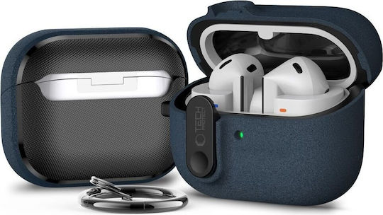 Tech-Protect Slim Hook Case Plastic with Hook in Blue color for Samsung Galaxy Buds 3 / 3 FE / 3 Pro