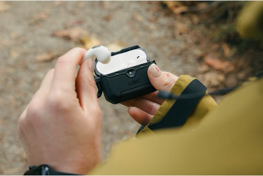 UAG Scout Θήκη Σιλικόνης σε Μαύρο χρώμα για Apple AirPods 1 / AirPods 2