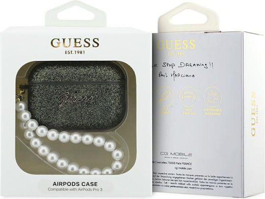Guess Hülle Kunststoff in Khaki Farbe für Apple AirPods Pro 3