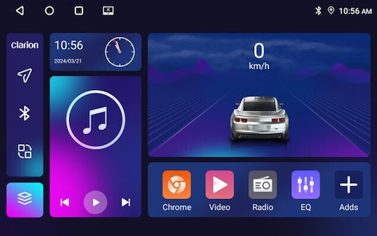 Clarion Car Audio System for Toyota Auris 2013 > 2015 (Bluetooth/USB/WiFi/GPS/Apple-Carplay/Android-Auto)