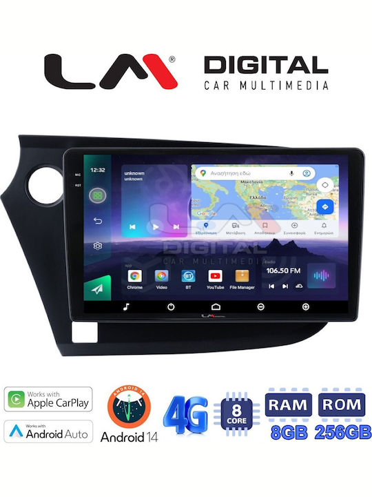 LM Digital Sistem Audio Auto pentru Honda Perspectivă 2009>2014 (Bluetooth/USB/WiFi/GPS/Apple-Carplay/Android-Auto)