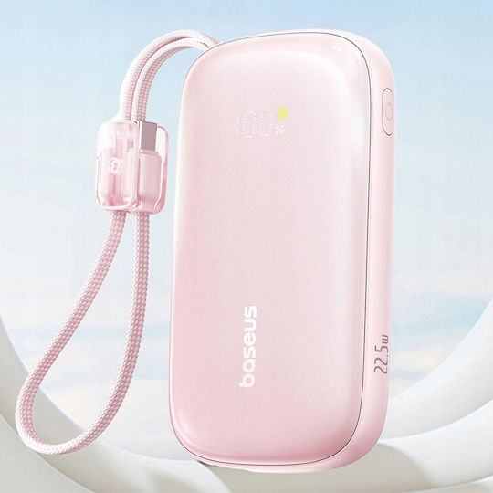 Baseus EnerFill FC21 QPow3 Ultra Power Bank 20000mAh 22.5W with USB-A Port Pink