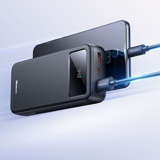 Mcdodo MC-4230 Power Bank 20000mAh 22.5W με 2 Θύρες USB-A και Θύρα USB-C Power Delivery / Quick Charge 3.0 Μαύρο