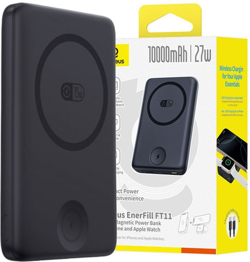 Baseus EnerFill FT11 MagSafe Power Bank 10000mAh 27W Ladeleistung / Schnellladung / PPS Schwarz