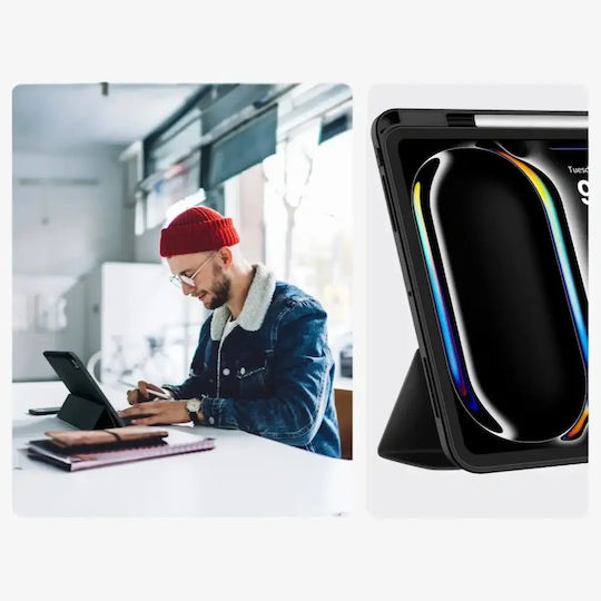 Tech-Protect Flip Cover Μαύρη (iPad Pro 11” 5th/6th Gen. 2024-2025)