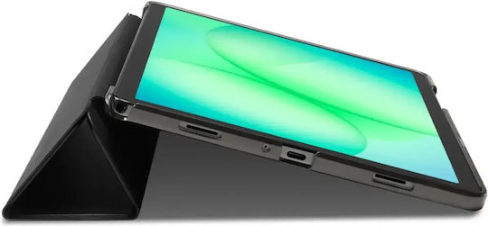 Spigen Smart Fold Flip Cover Durabilă Neagră (Galaxy Tab A9+ / Galaxy Tab A11+)