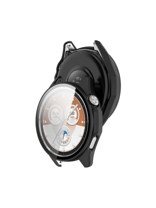 Huawei Watch Gt 6 Пластмасов Калъф със Стъкло Матово черно за Huawei Watch GT 6 46мм