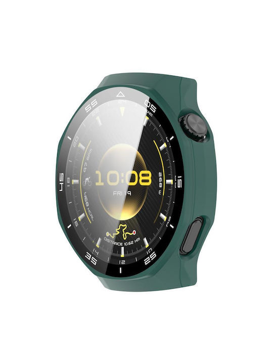 Tempered Glass Film Integrated Πλαστική Θήκη σε Πράσινο χρώμα για Huawei Watch GT 6 Pro