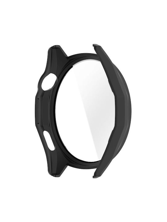 Huawei Watch Gt 6 Пластмасов Калъф със Стъкло Матово черно за Huawei Watch GT 6 46мм