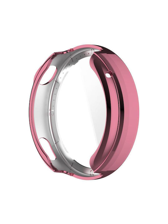 Huawei Watch GT 6 41 Millimeter Scale Style Full Coverage Electroplated Soft TPU Pink Watch Protective Cover