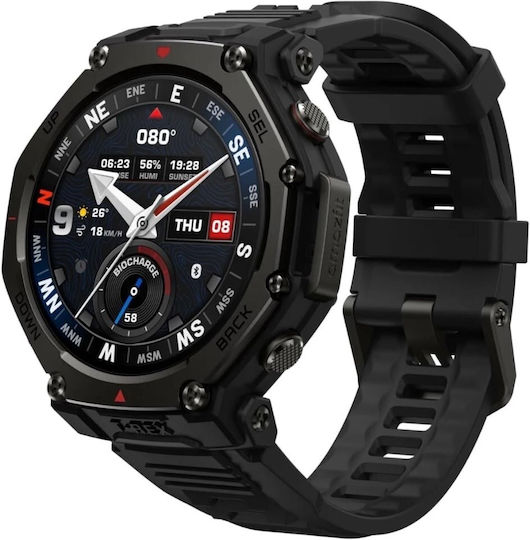 Amazfit T-Rex 3 Pro Titan 48mm Wasserdicht Smartwatch (Tactical Black)