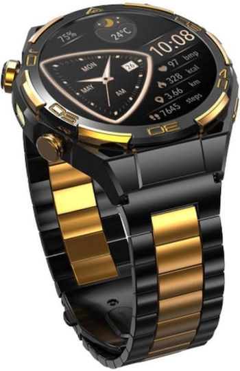 BlackView W90 Pro Aluminium Smartwatch with Heart Rate Monitor (Black)