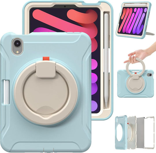 Wasserdicht Drehbar Robust Blau (iPad Mini 6)