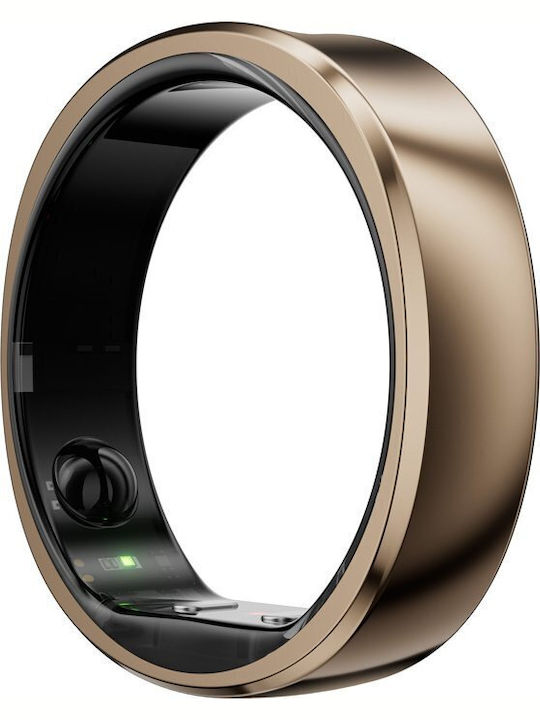 RingConn Gen 2 Air Intelligenter Ring 22.3mm Wasserdicht mit Herzfrequenzsensor Dune Gold