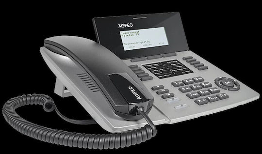 Agfeo St 54 Ip Sensorfon Cu fir Telefon IP Argintiu