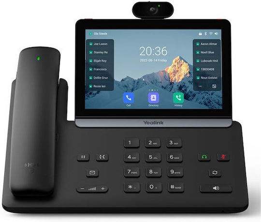 Yealink Sip-t88v Ασύρματο Τηλέφωνο IP Μαύρο