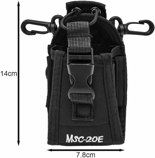 Baofeng MSC-20E 6919090845666 Калъф Радио Приемопредавател UHF/VHF Black