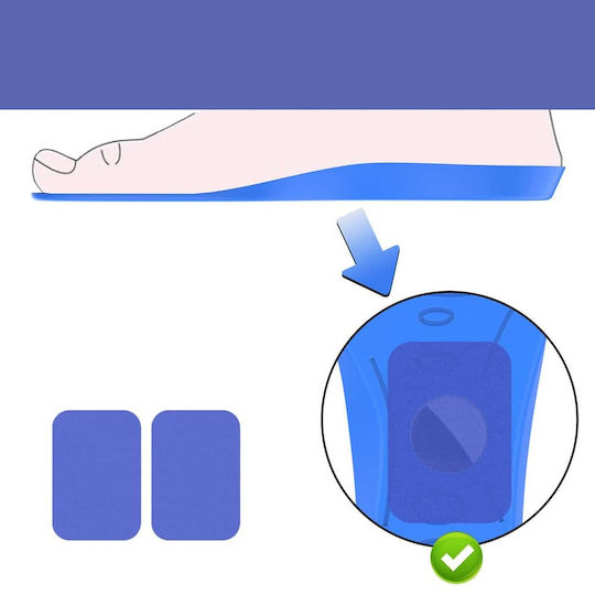 Hurtel Fall für AirTag in Blau Farbe