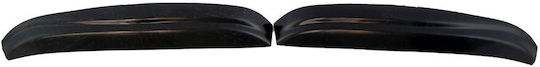 Motordrome Front Headlight Eyebrows for Volkswagen Golf Black