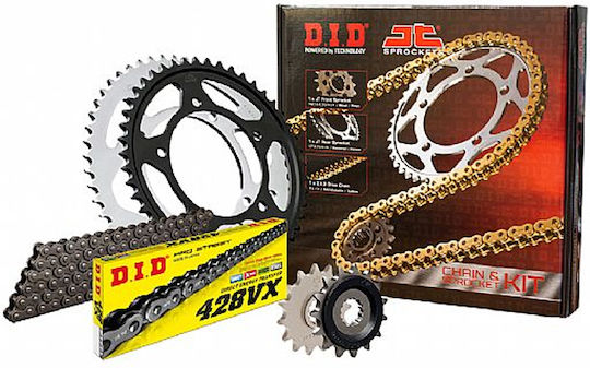 DID Chain & Sprocket Kit (14-50-428VX) for Yamaha XT 2005-2007