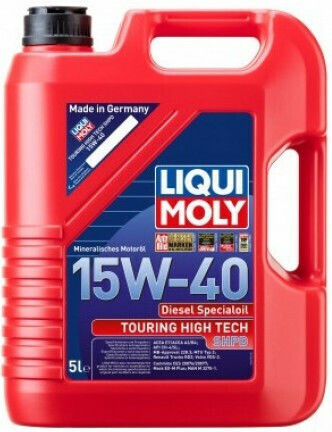 Liqui Moly Touring High Tech SHPD Масло за Автомобили 15W-40 5лт