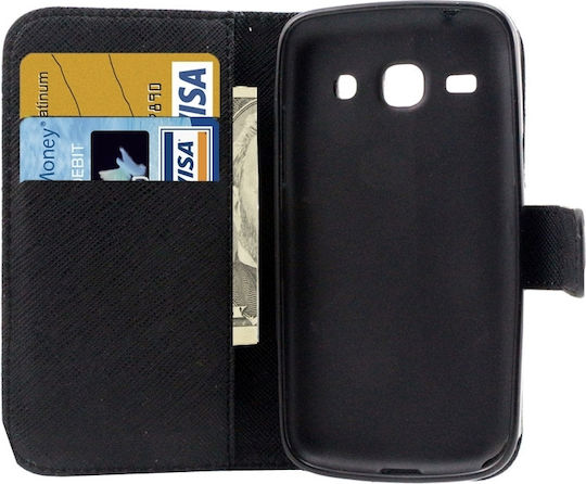 Core Plus Brieftasche Leder / Silikon (Galaxy Core Plus / G3500)