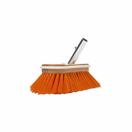 Deckmate Bootswaschbürste mit mittelharten Borsten und Länge 24cm. Orange Farbe