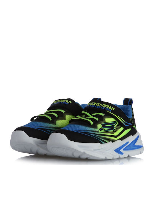 Flex-glow Ultra Kids Sneakers with Hoop & Loop Closure Multicolour