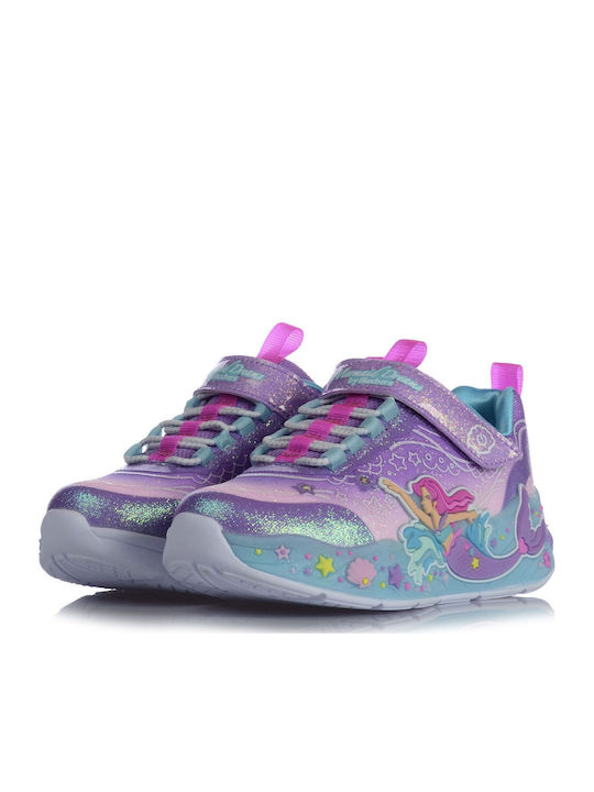 Mermaid Παιδικά Sneakers με Σκρατς Πολύχρωμα
