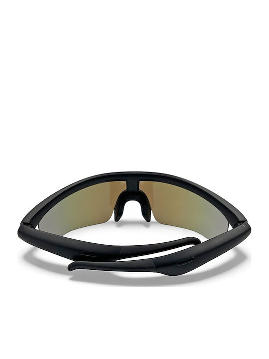 Riverio Unisex Γυαλιά Ηλίου με Μαύρο Σκελετό BG120