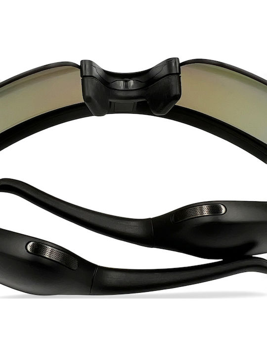 Riverio Unisex Γυαλιά Ηλίου με Μαύρο Σκελετό BG120