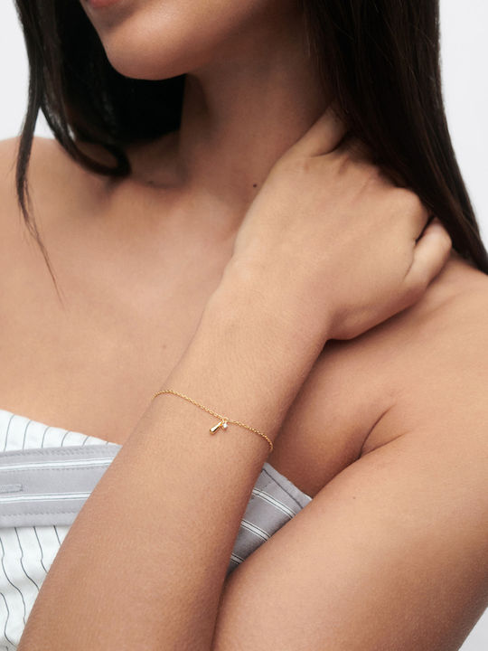 Kritsimis Damen Armband aus Silber Vergoldet
