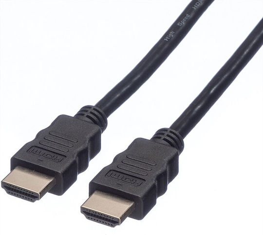 Roline Cable 11.99.5901 Hdmi M To Hdmi M 1m Black