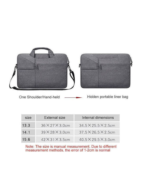 Tasche Schulter / Handheld 13.3" Schwarz LB5207B