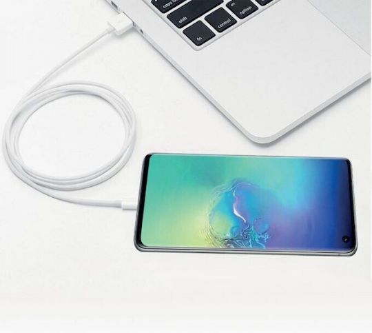 Moxie USB 2.0 Cable USB-C male - USB-A White 1m Bulk