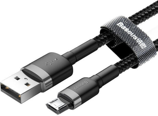 Geflochten USB 2.0 auf Micro-USB-Kabel Gray 1m (SAS6067H) 1Stück