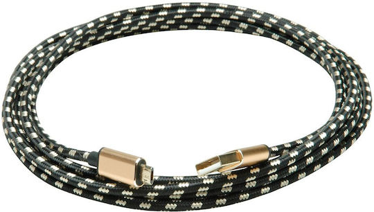 Roline Regular USB 2.0 spre micro USB Cablu Auriu 1.8m 1buc